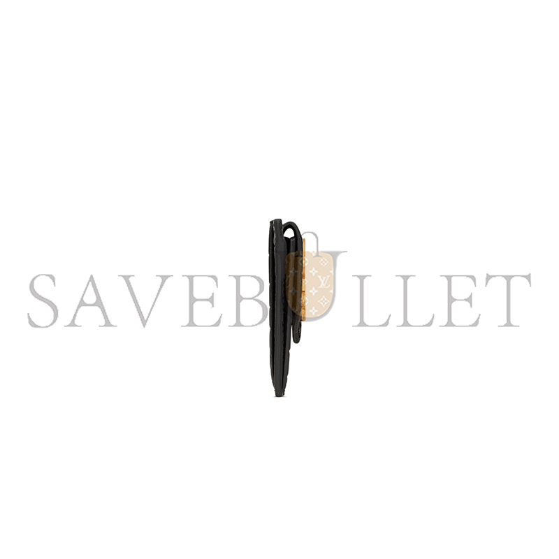 YSL UPTOWN FLAP CARD CASE IN CROCODILE-EMBOSSED SHINY LEATHER 582305DND1J1000 (10.5*7*1.5cm)